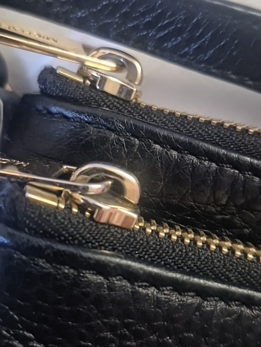 Black Leather Crossbody - Picture 8 of 9